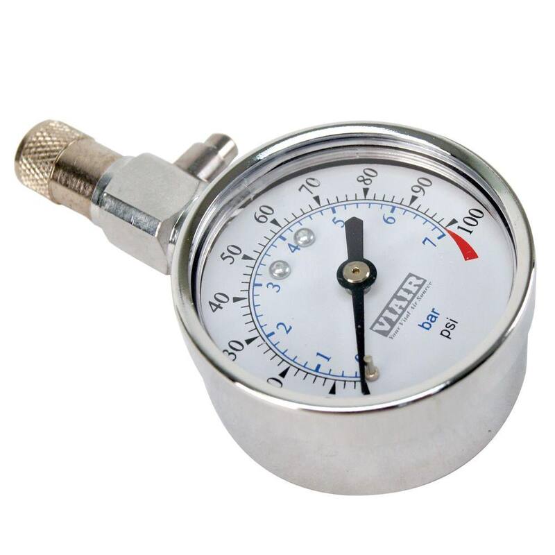 VIAIR 2 in. Tire Pressure Gauge (0-100 PSI) - 90072