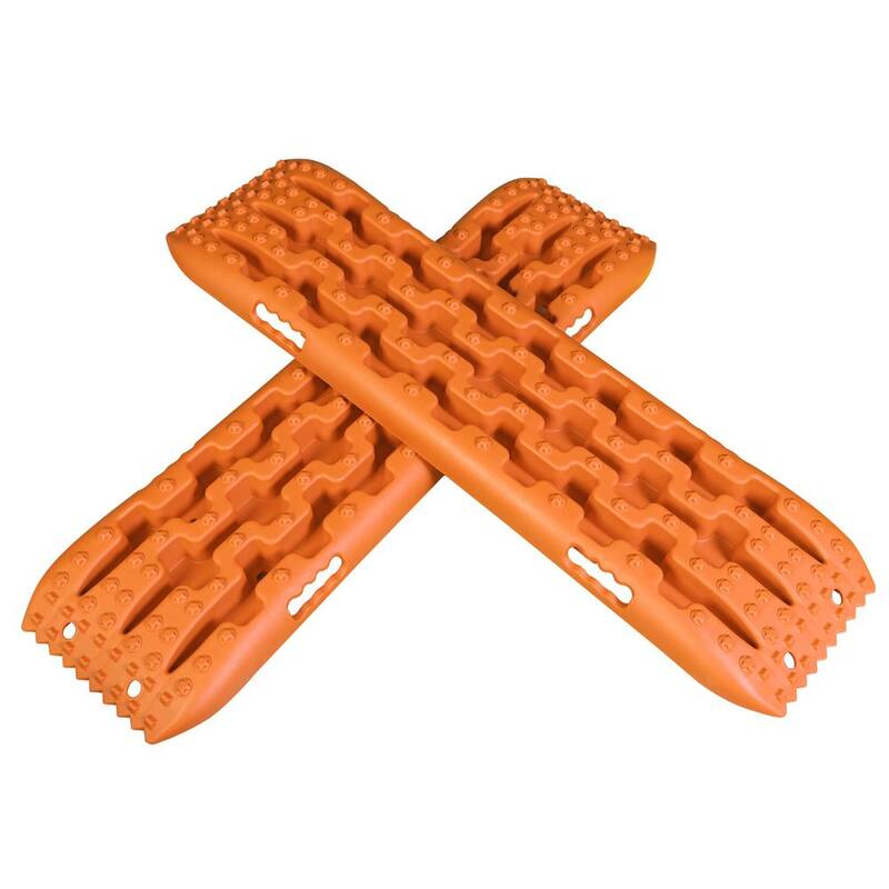 Big Red 41 in. Off-Road Traction Boards, Recovery Tracks, and Traction Mat Set: Ideal for Snow, Mud and Sand Rescue, Orange - ATW4212O