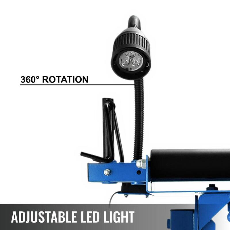 VEVOR Manual Tire Spreader Portable Tire Changer with Stand Adjustable LED Light Tire Spreader Tool for Light Truck and Car - LTCKQJD0000000001V1-0816