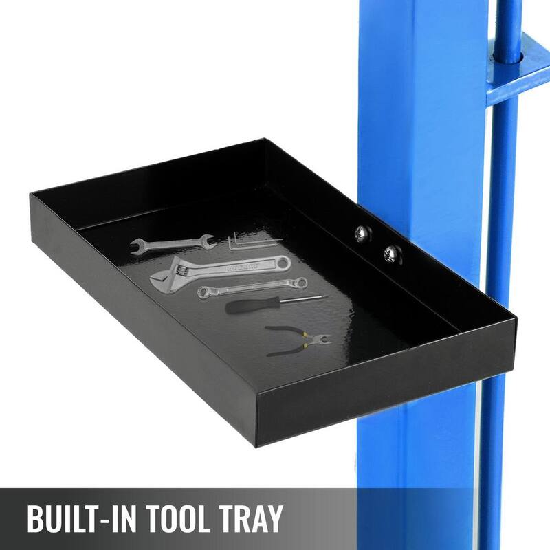VEVOR Manual Tire Spreader Portable Tire Changer with Stand Adjustable LED Light Tire Spreader Tool for Light Truck and Car - LTCKQJD0000000001V1-0816
