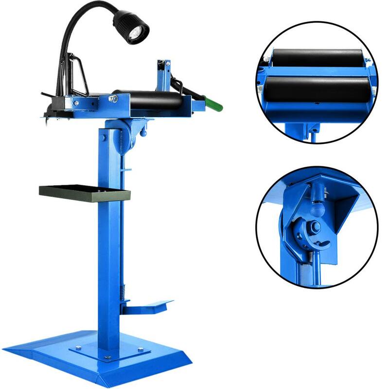 VEVOR Manual Tire Spreader Portable Tire Changer with Stand Adjustable LED Light Tire Spreader Tool for Light Truck and Car - LTCKQJD0000000001V1-0816