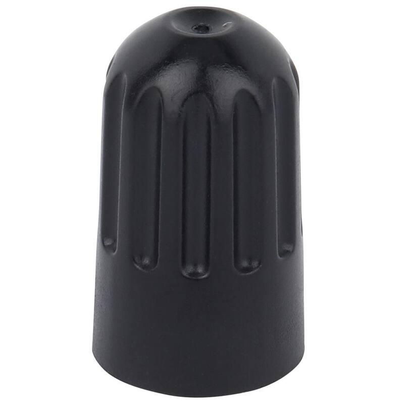 Milton Industries, Inc. Tire Stem Valve Cap, TPMS Valve Caps Black - 4-Pieces - S-TPMSBLK-CAP