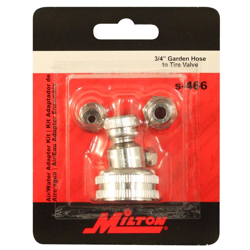 Milton 3/4 in. GHT Air and Water Adapter Valve - S-466
