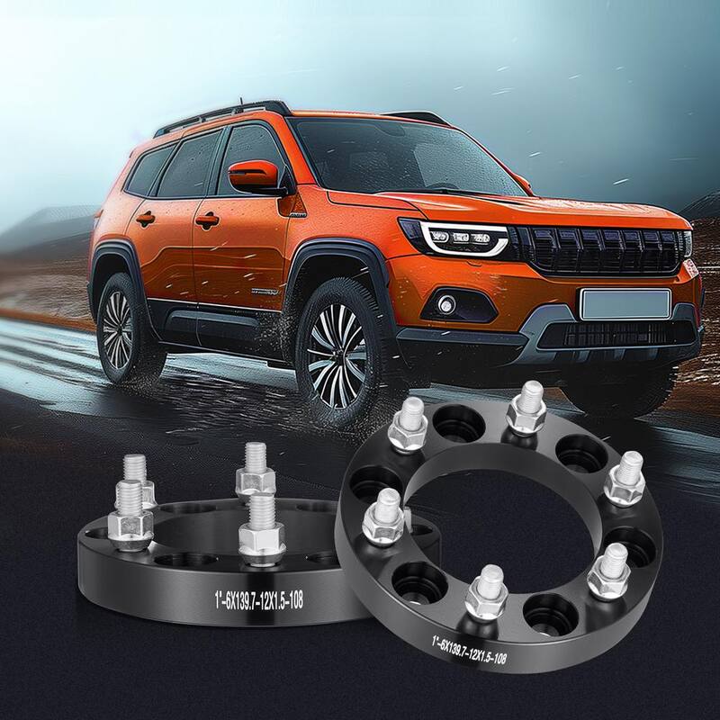 VEVOR Wheel Spacers, Wheel Adapters, 6 Lug Forged Spacer, Fit for 1979-2022 Toyota, Hummer, Lexus, Chevrolet, Honda, Black - LSSFLP1YC6X5PNQ5TV0