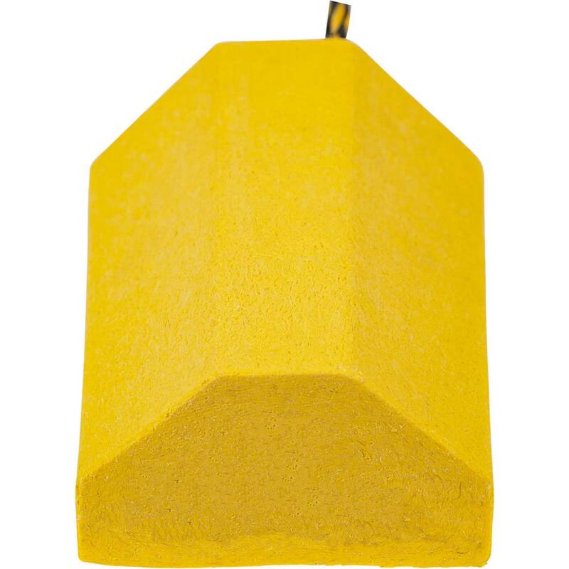 Buyers Products Composite Wheel Chock Set 9.5 in. x 6 in. x 4 in. with 32.75 in. Rope - WC9642Y
