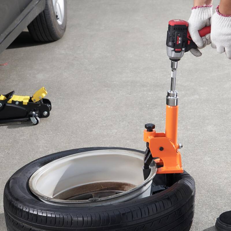 SKYSHALO Manual Tire Bead Breaker, 38 in. -42 in. Tires Changer Tool with Rubber Pad, Protect Aluminum Alloy Hubs, Easy-Operated - JQSTQPSJLHJLGPSH8V0-0716