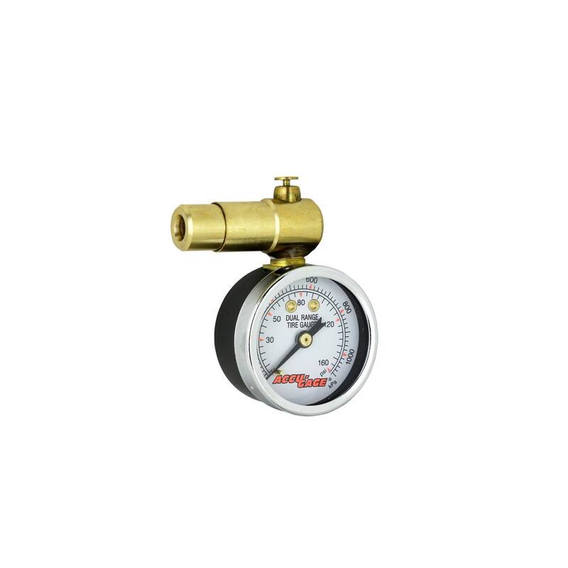 Accu-Gage Bike Tire Pressure Gauge Presta Valve with Bleeder Valve 60 PSI - PR60BX