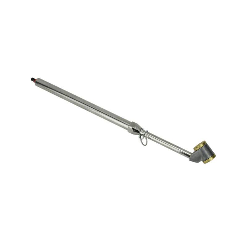 Milton Industries, Inc. 80 kPa to 1100 kPa/0.8 Bar to 11 Bar Calibratable Tire Pressure Service Gauge Large Bore Dual Chuck - s-982CKB