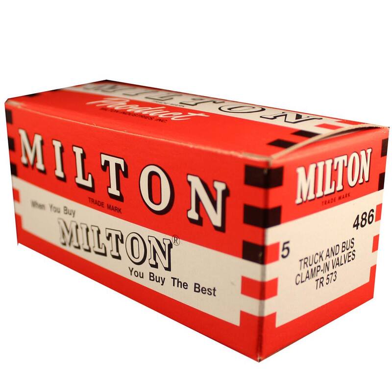Milton Industries, Inc. 4 17/32 in. Tubeless Truck Tire Valve (5-Pieces) - 486