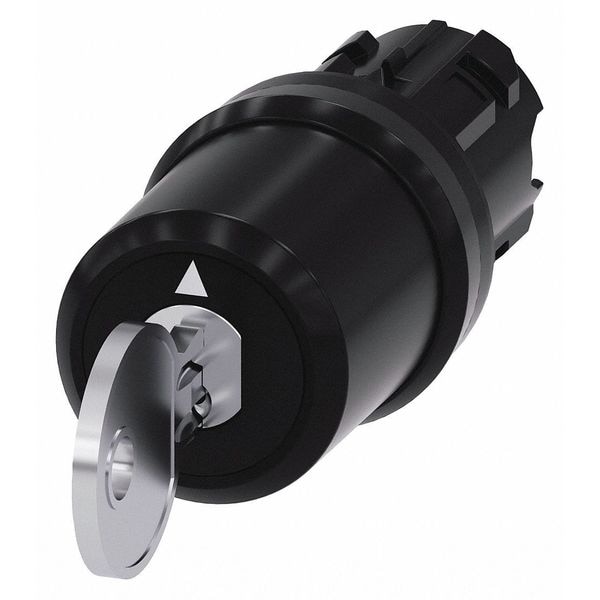 Operador de interruptor selector Siemens, tamaño de 22mm, sin leva - 3SU1000-5BL21-0AA0