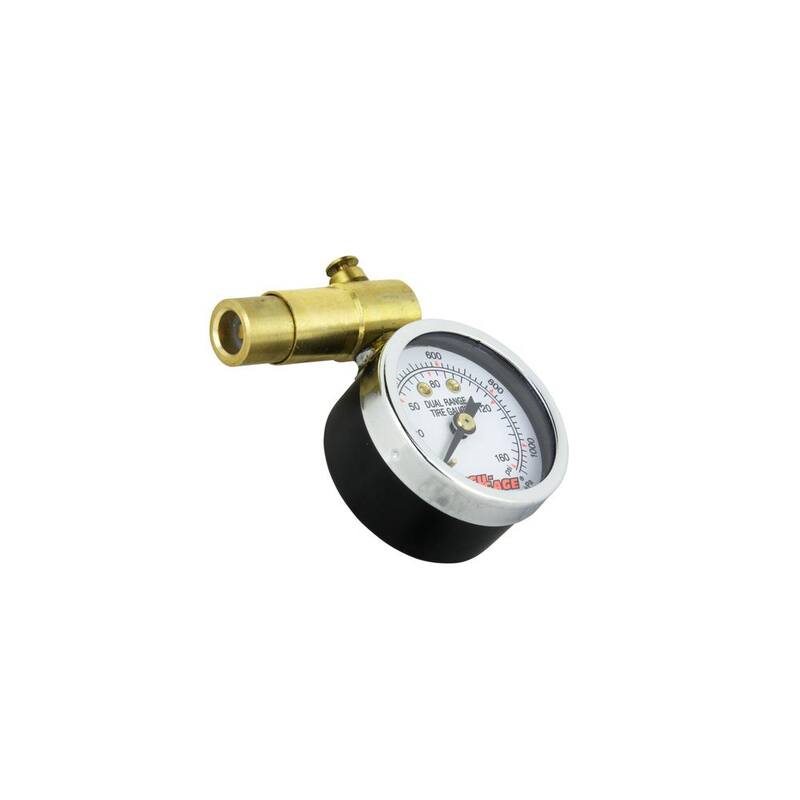 Accu-Gage Bike Tire Pressure Gauge Schrader Valve with Bleeder Valve 160 PSI - MG160BX