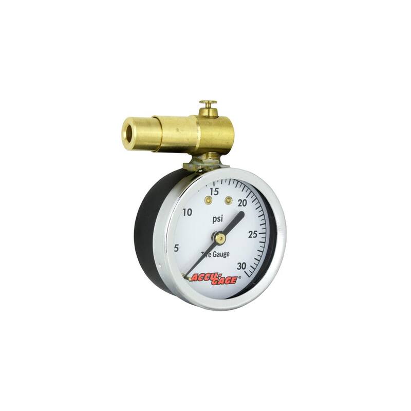 Accu-Gage Bike Tire Pressure Gauge Presta Valve with Bleeder Valve 30 PSI - PR30BX