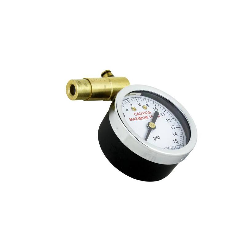 Accu-Gage Bike Tire Pressure Gauge Presta Valve with Bleeder Valve 15 PSI - PR15BX