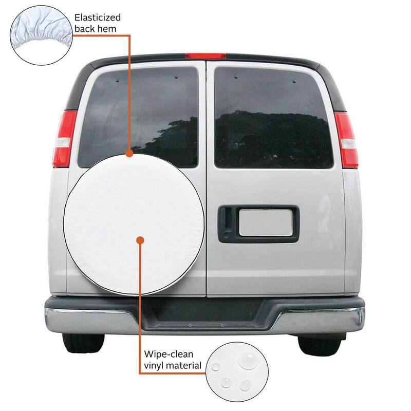 Classic Accessories 24 to 25 in. Custom Fit Spare Tire Cover - 75110