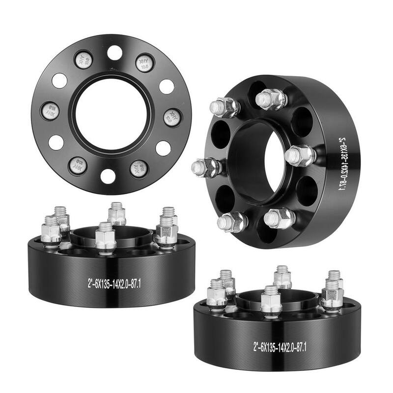 VEVOR Wheel Spacers, Wheel Adapters, 6 Lug Forged Spacer, Fit for Ford Expedition, F150, Lincoln Navigator, 4 PCS Black - LSSFLP2YC6X5CPXDCV0