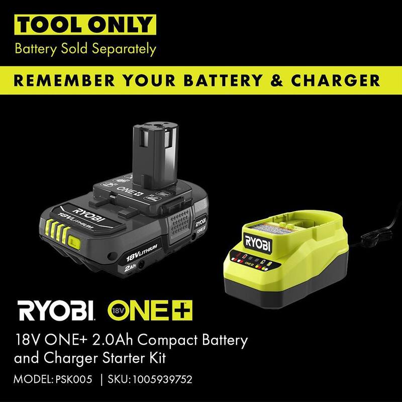 RYOBI ONE+ 18V Cordless High Pressure Inflator (Tool Only) - PCL001B