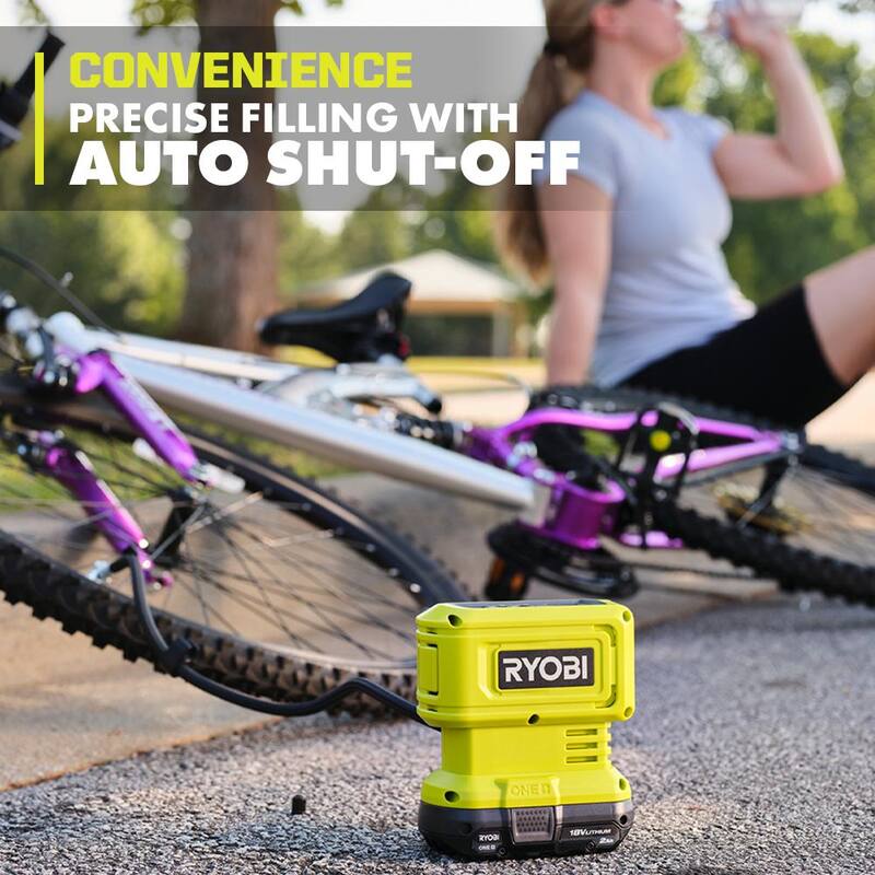 RYOBI ONE+ 18V Cordless High Pressure Inflator (Tool Only) - PCL001B