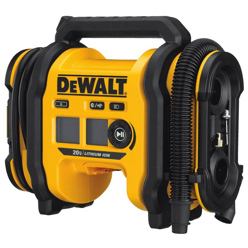DEWALT 20V MAX Cordless Electric Portable Inflator (Tool Only) - DCC020IB