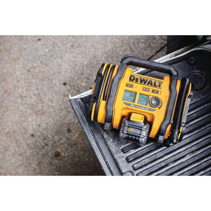 DEWALT 20V MAX Cordless Electric Portable Inflator (Tool Only) - DCC020IB