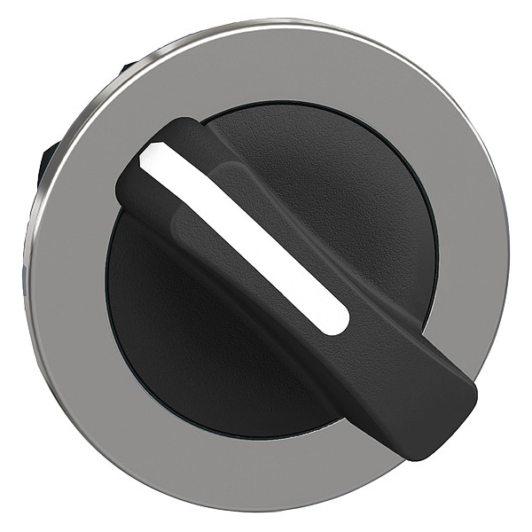 Interruptor selecto de mango corto Schneider Electric, Negro, 2 posiciones, 30mm - ZB4FD2