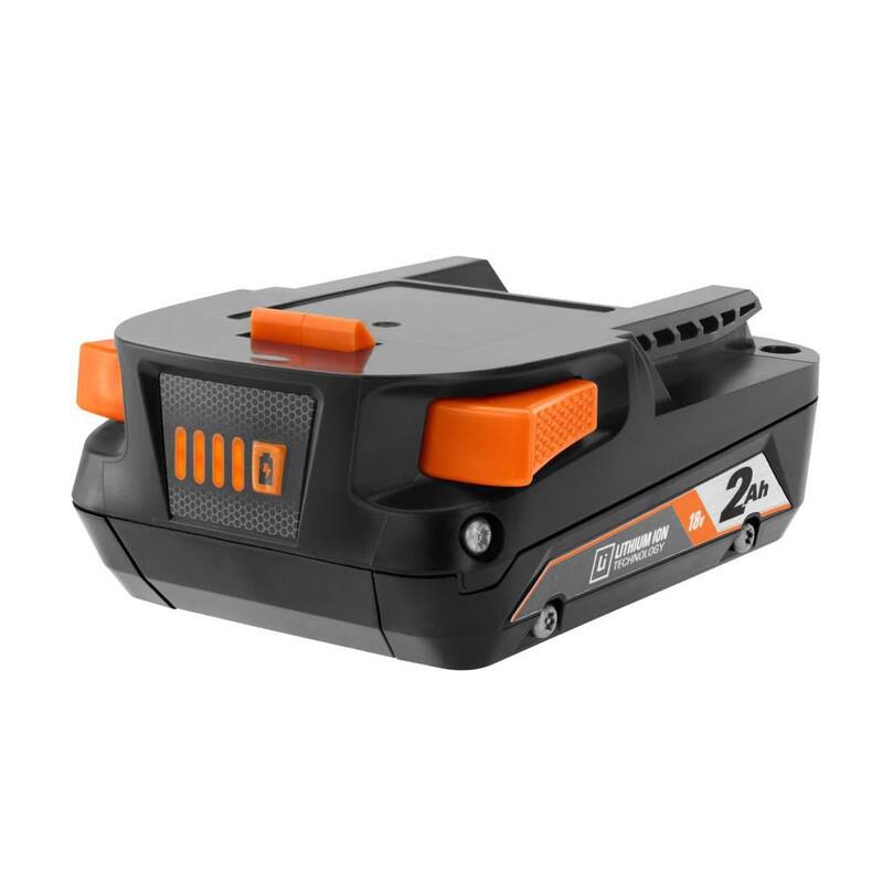 RIDGID 18V Cordless Portable Inflator Kit with 2.0 Ah Battery and Charger - R87044KN