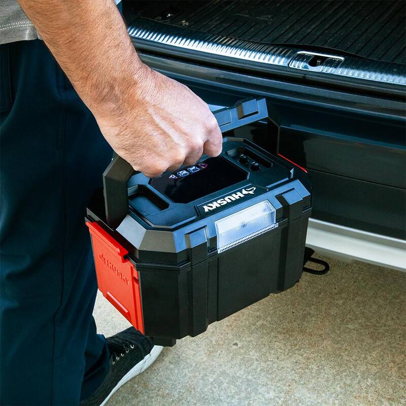 Husky 12-Volt/120-Volt Home & Auto Tire Inflator - H12120N