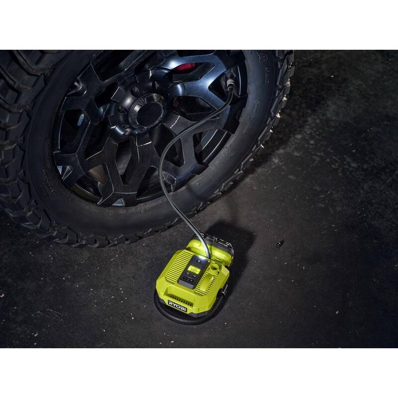 RYOBI ONE+ 18V Cordless Dual Function Inflator/Deflator with Cordless LED Light (Tools Only) - PCL031B-PCL660B