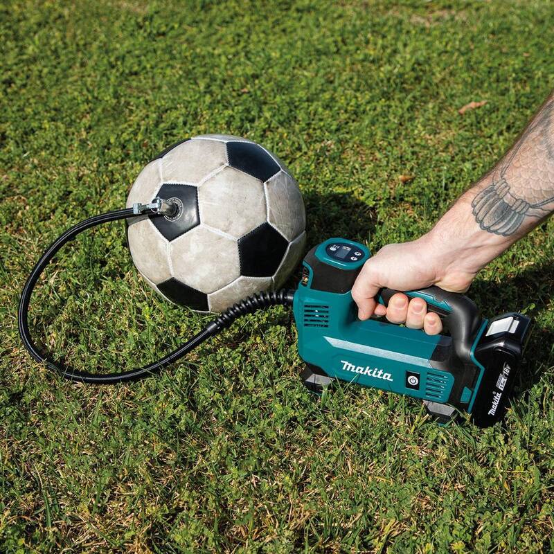 Makita 18V LXT Lithium-Ion Cordless Electric Portable Inflator Kit (1.5Ah) - DMP180SYX