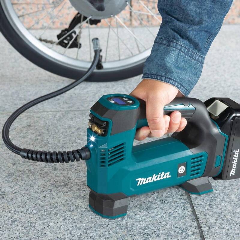 Makita 18V LXT Lithium-Ion Cordless Electric Portable Inflator Kit (1.5Ah) - DMP180SYX