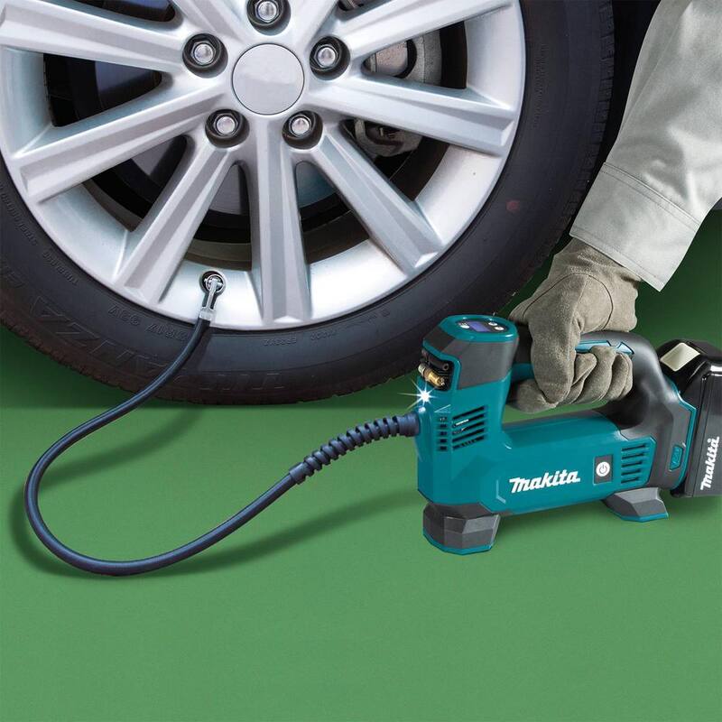 Makita 18V LXT Lithium-Ion Cordless Electric Portable Inflator Kit (1.5Ah) - DMP180SYX