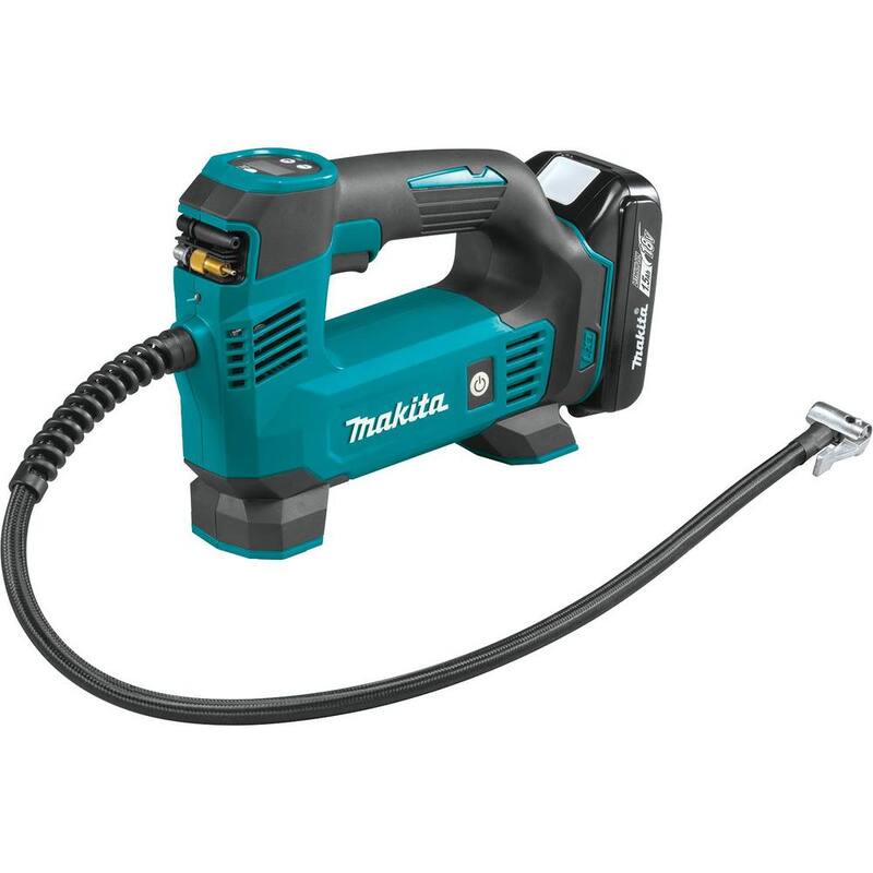 Makita 18V LXT Lithium-Ion Cordless Electric Portable Inflator Kit (1.5Ah) - DMP180SYX