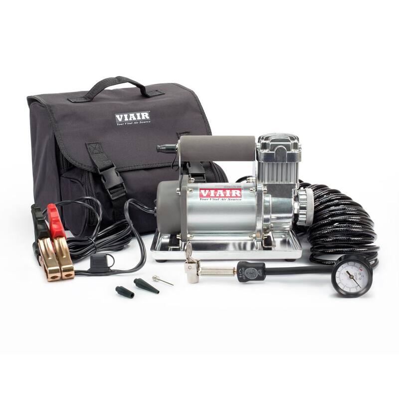 VIAIR 300P Air Compressor Kit, 12-Volt(12v) DC Portable Tire Inflator, Offroad for Truck, Jeep/SUV/Car Tires,150 PSI - 300P