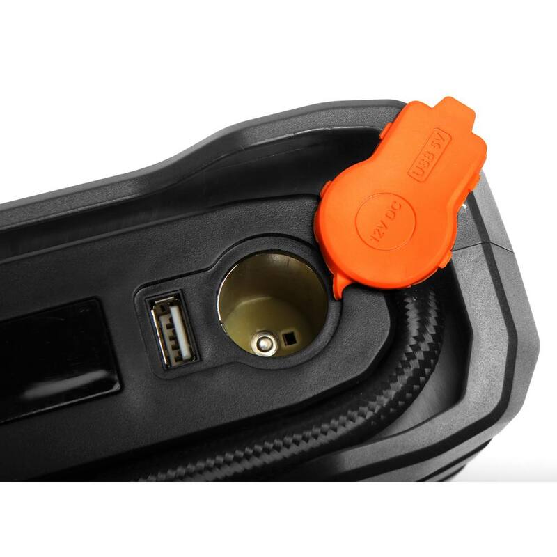 WEN 12-Volt 90 PSI 0.8 CFM Portable Air Compressor and Tire Inflator with Carrying Case - AA2225