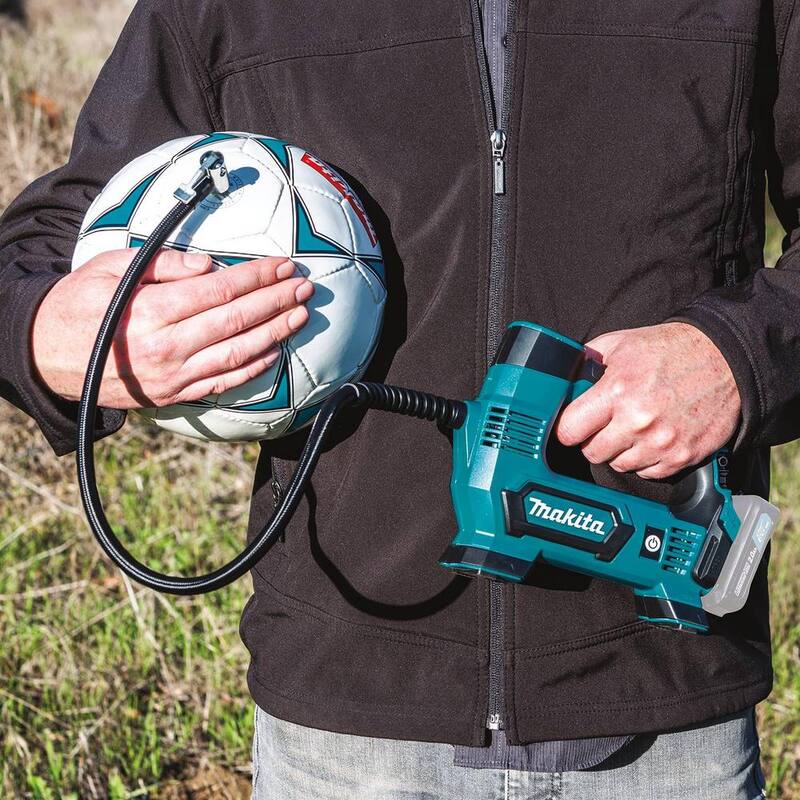 Makita 12V MAX CXT Lithium-Ion Cordless Electric Portable Inflator (Tool-Only) - MP100DZ