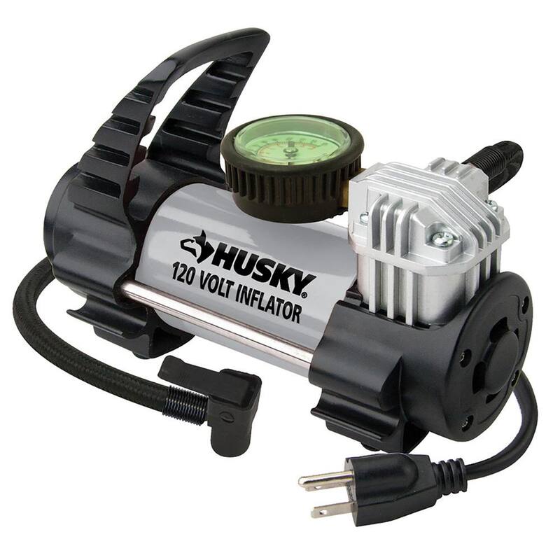 Husky 120-Volt Corded Electric Inflator - HY120