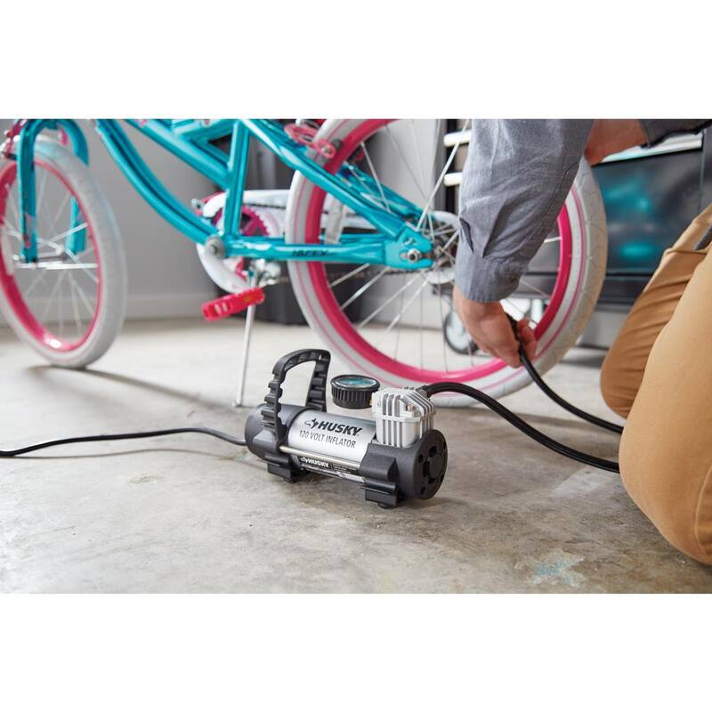 Husky 120-Volt Corded Electric Inflator - HY120