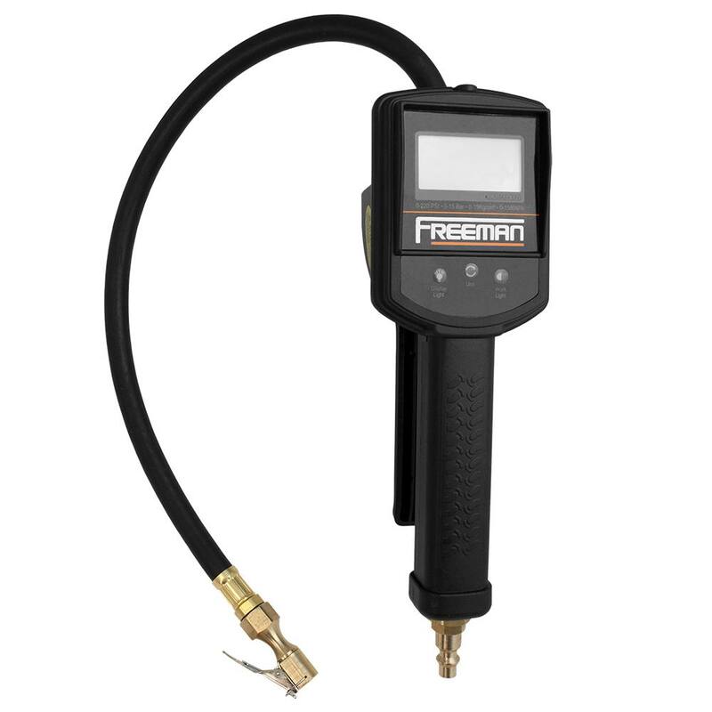 Freeman Digital Tire Inflator with LCD Pressure Gauge and Work Light - FS2DTI