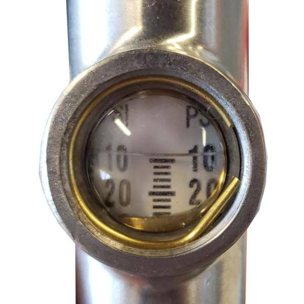 Milton Industries, Inc. Single Head Air Chuck Inflator Gauge - S-505