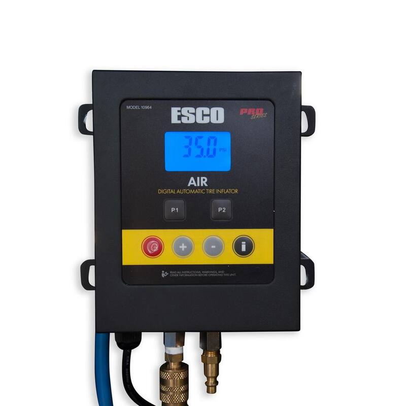 ESCO Automatic Tire Inflator Wall Mounted with Digital/LCD Gauge - 10964
