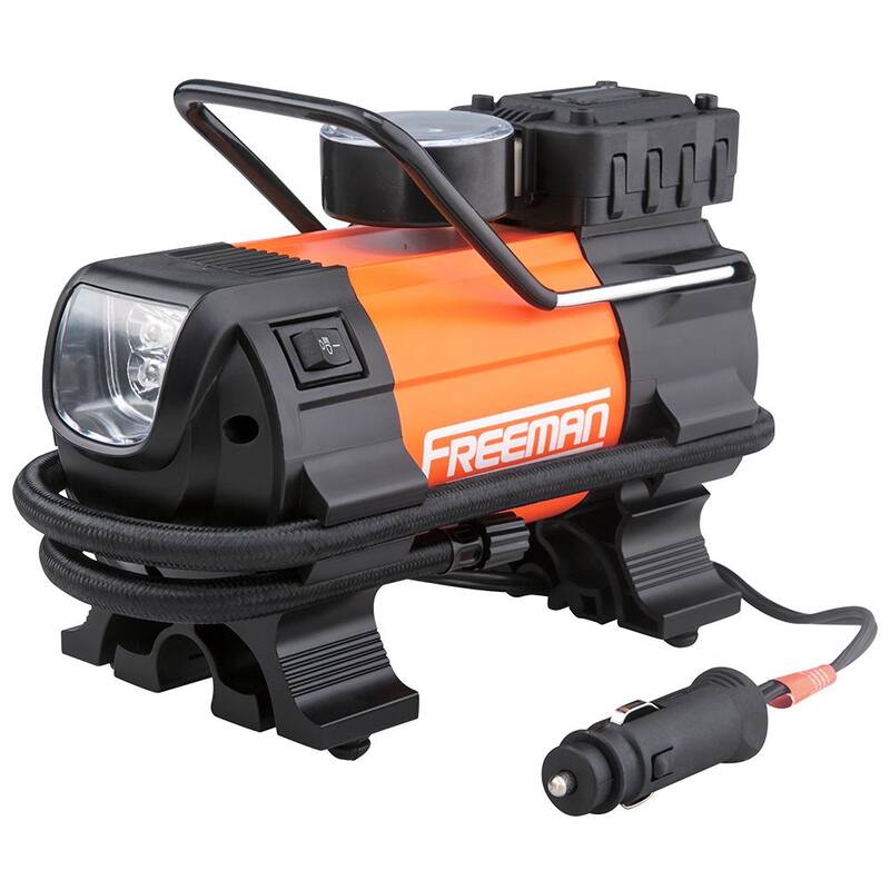 Freeman Portable 12-Volt Inflator with Gauge - P30LMTI