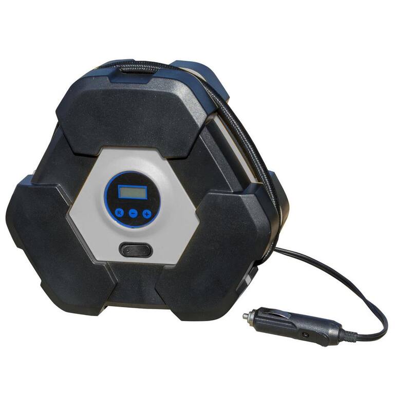 BLACK BULL 12-Volt Portable Automotive Digital Tire Inflator Pump - 807165
