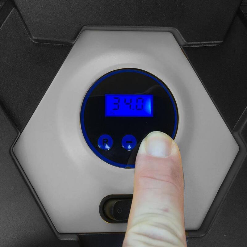 BLACK BULL 12-Volt Portable Automotive Digital Tire Inflator Pump - 807165