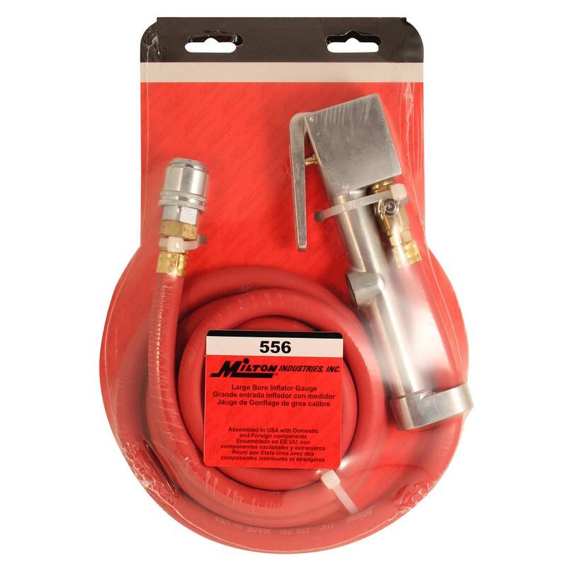 Milton Industries, Inc. Large Bore Inflator Gauge - 556