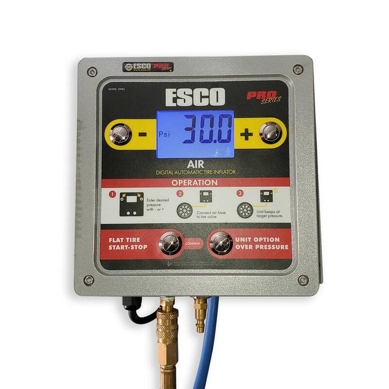 ESCO Automatic Multiple Tire Inflator Aluminum Wall Mounted with Digital/LCD Gauge - 10965-K