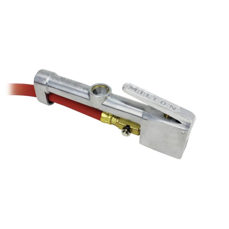 Milton On Board Truck Tire Inflator Gauge - 552