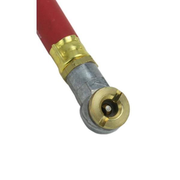 Milton Industries, Inc. Pro Analog Pistol Grip Inflator Gauge with Ball Foot Chuck and 15 in. Hose - S-575A