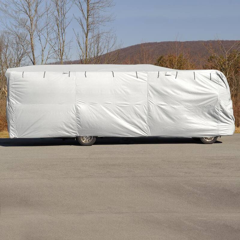 Budge Premier 348 in. x 105 in. x 108 in. Class A RV Cover, Size RVA-B - RVRP-2