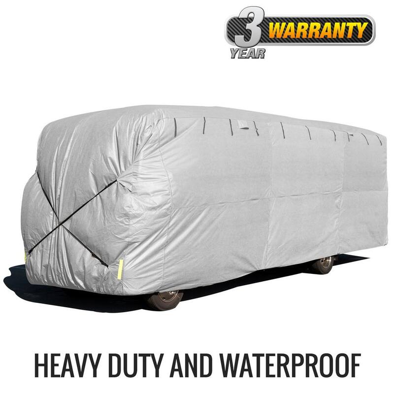 Budge Premier 348 in. x 105 in. x 108 in. Class A RV Cover, Size RVA-B - RVRP-2