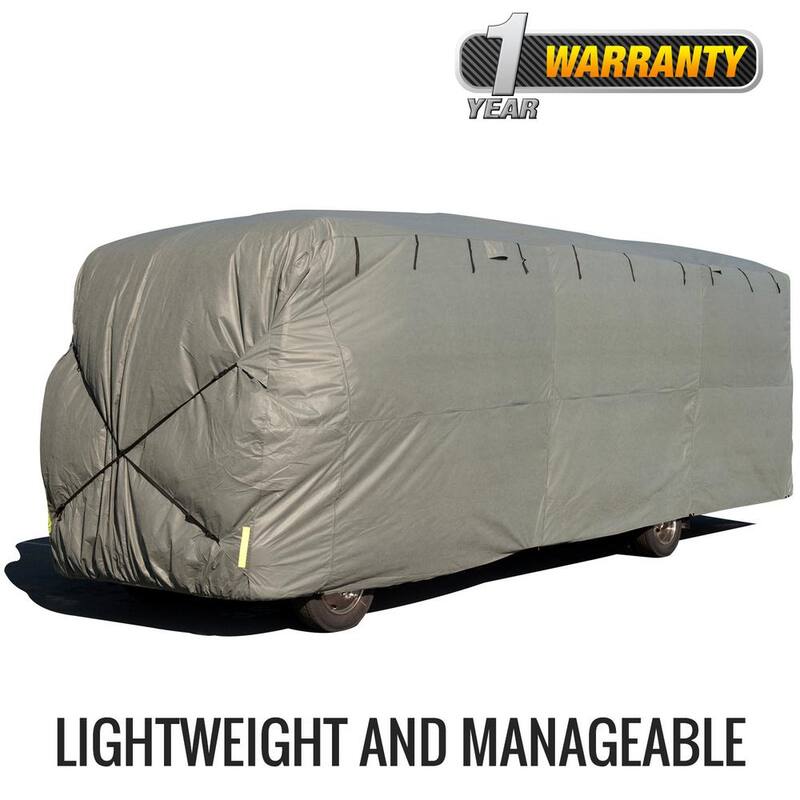 Budge Standard 492 in. x 105 in. x 108 in. Class A RV Cover, Size RVA-F - RVRB-6