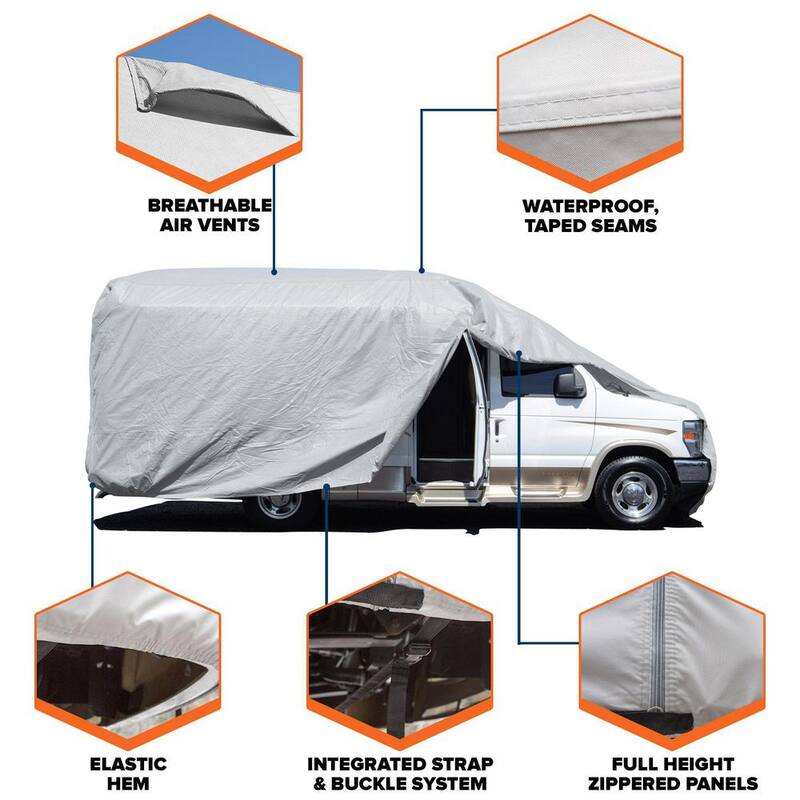 Budge Premier 294 in. x 84 in. x 96 in. Class B RV Cover, Size RVB-2XL - RVRP-25